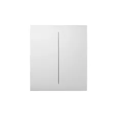 Ajax CenterButton (2-gang) vertical [55] White Buton central pentru comutator vertical cu două chei